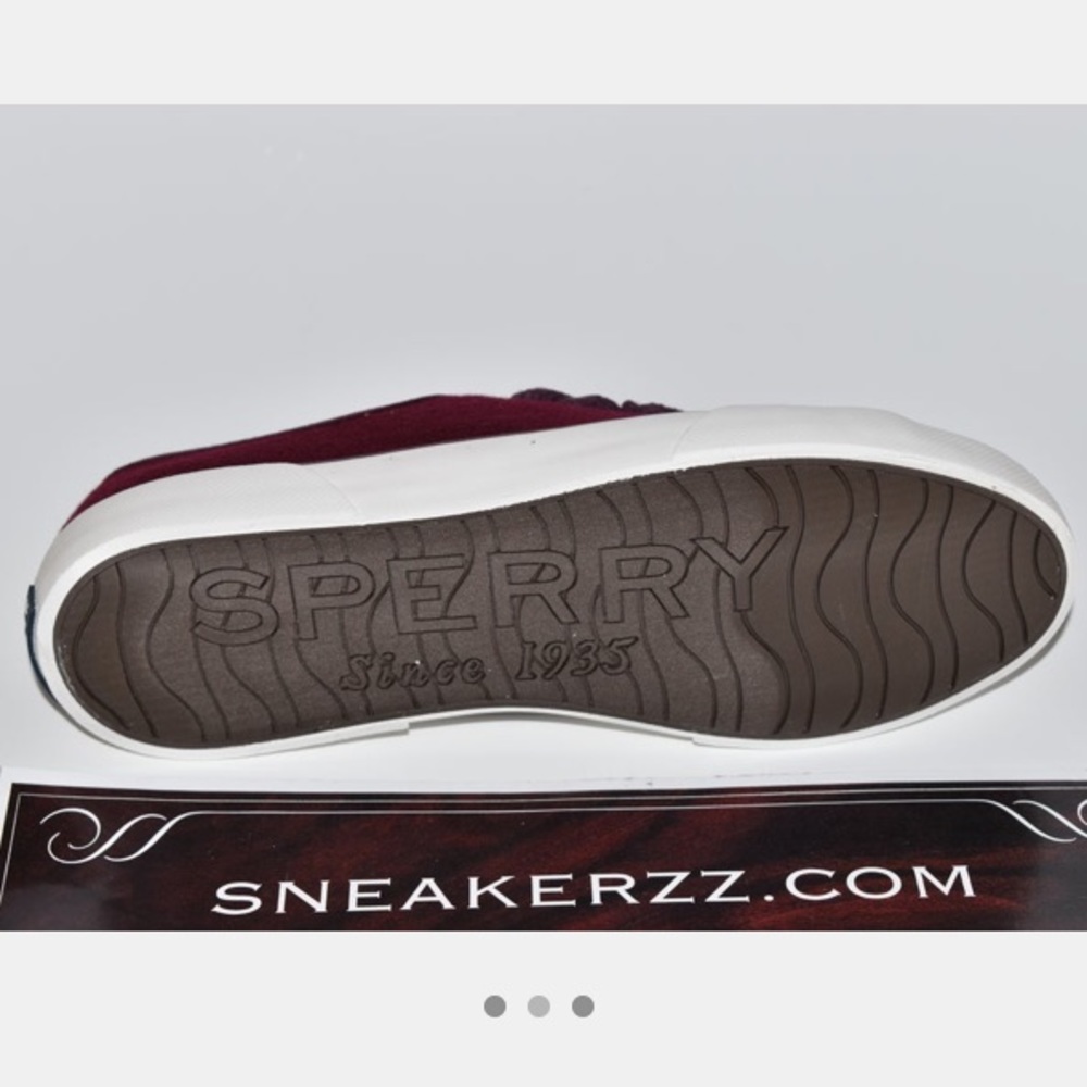 WOMEN'S SPERRY PIER VIEW WOOL SNEAKER purple - Picture 2 of 3